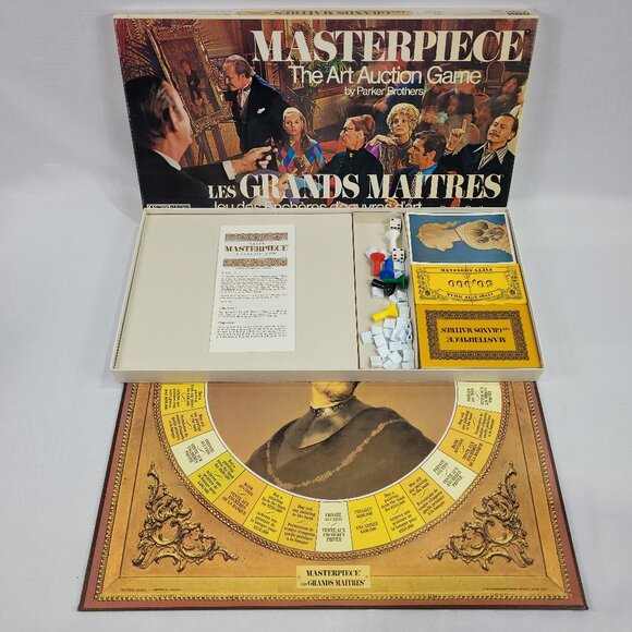 Masterpiece Vintage 1970 Game Art Auction Boardgame by Parker Brothers - Picture 1 of 1